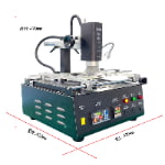 LV-02 surface mount rework station two-zone infrared electronic repair