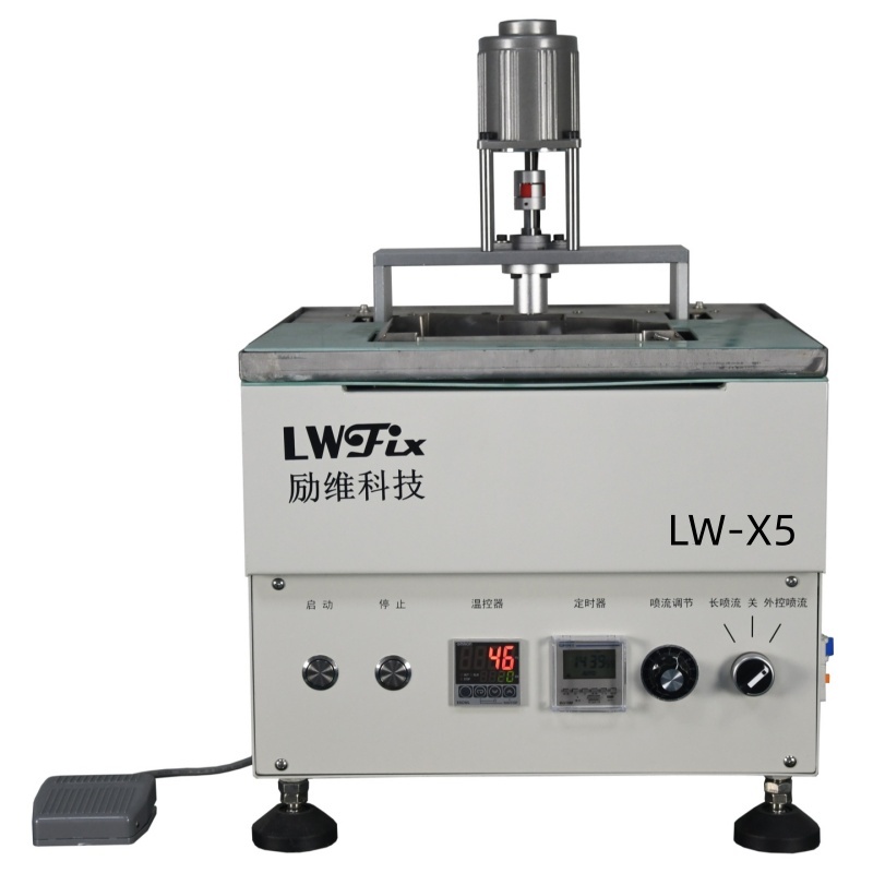 LW-X5 Desktop Mini Jet Soldering Machine, Selective Wave Soldering and Integrated Wave Soldering System