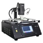 BGA chip desoldering station with multi-functional infrared heating and hot air soldering