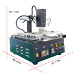 LW-02 surface mount rework station two-zone infrared electronic repair