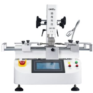LW-06 Hot selling touch screen 3heating zone BGA rework station