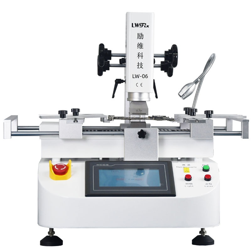 LW-06 Hot selling touch screen 3heating zone BGA rework station