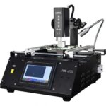 BGA chip desoldering station with multi-functional infrared heating and hot air soldering