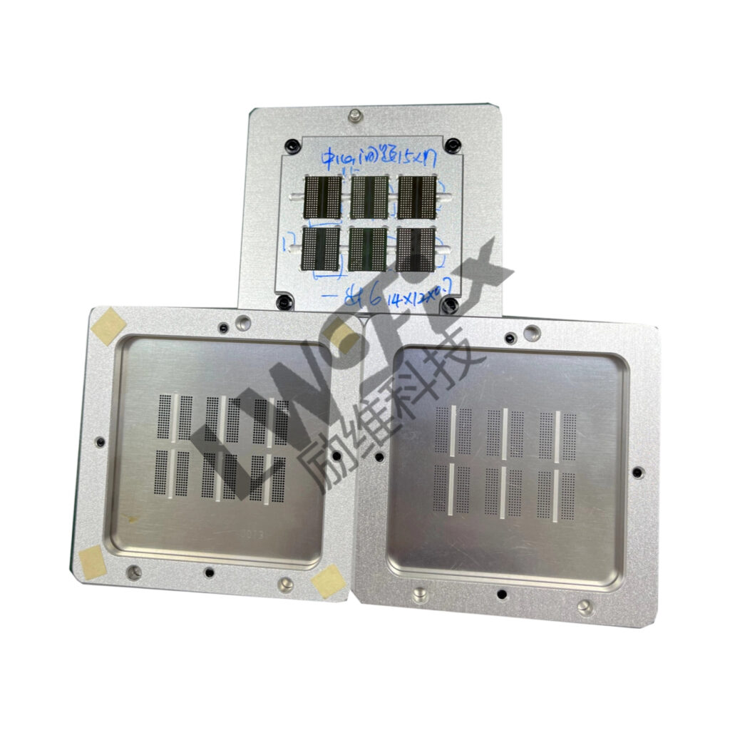 3-In-1 Handheld Chip Reballing & Tin Application Jig Kit With DDR6 Etching Stencil For PCB Graphics Card Motherboard Repair